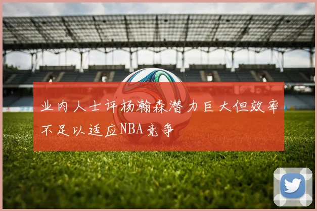 业内人士评杨瀚森潜力巨大但效率不足以适应NBA竞争